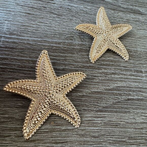 Gold Starfish Decorative Accents N890 - Picture 3 of 5